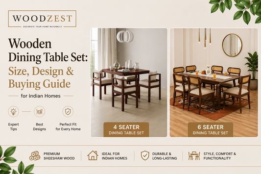 Wooden Dining Table Set: Size, Design & Buying Guide for Indian Homes