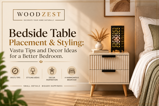 Bedside Table Placement & Styling: Vastu Tips and Decor Ideas for a Better Bedroom