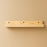 Modern Lightweight Wooden Picture Ledge Shelf – Floating Photo Frame Display Wall Shelf
