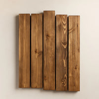 Modern Lightweight Wooden Floating Wall Shelf Set – 2 Tier Decorative Storage Shelves