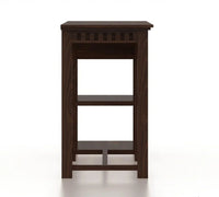 Sheesham Wood Study Desk with Drawer & Open Storage