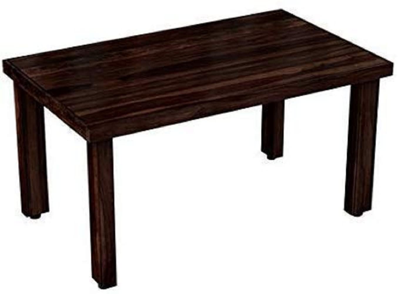 Dark Walnut 4 Seater Dining Table with Cushioned Chairs
