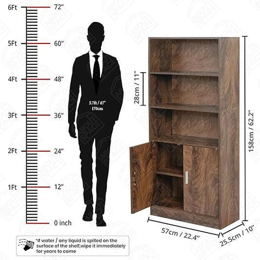 Wooden Kitchen Storage Cabinet | Multipurpose Pantry Organizer Unit