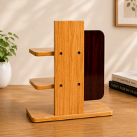 Auranest Multi-Purpose Wooden Wall Mounted & Desktop Shelf