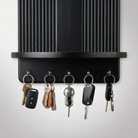 Modern Arch Wall Key Holder with Shelf