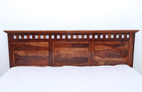 Solid Sheesham Wood King Size Bed with Storage for Bedroom
