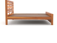 Solid Sheesham Wood King Size Bed Frame for Modern Bedroom