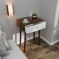 Modern Wooden Bedside Table with Drawer | Woodzest